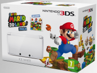3DS Hardware - Ice White with Super Mario 3D Land