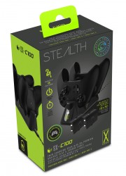 STEALTH SX-C100 Twin USB Charging Dock and Play & Charge Cable Black