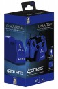 CHARGE Play and Charge Cables with Desktop Stand (Blue)