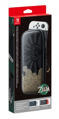 Nintendo Switch OLED Model: The Legend of Zelda: Tears of the Kingdom Carrying Case & Screen Protector