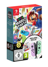 Super Mario Party (Download Code in Box) + Joy-Con Pair (Pastel Purple/Pastel Green)