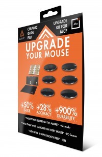 Lexip MO42 Set of 6 Ceramic Glide Feet for Mouse